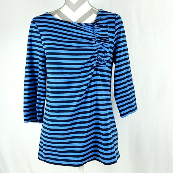 kate spade Tops - Kate Spade Livia Striped Top 3/4 Sleeve Shirt